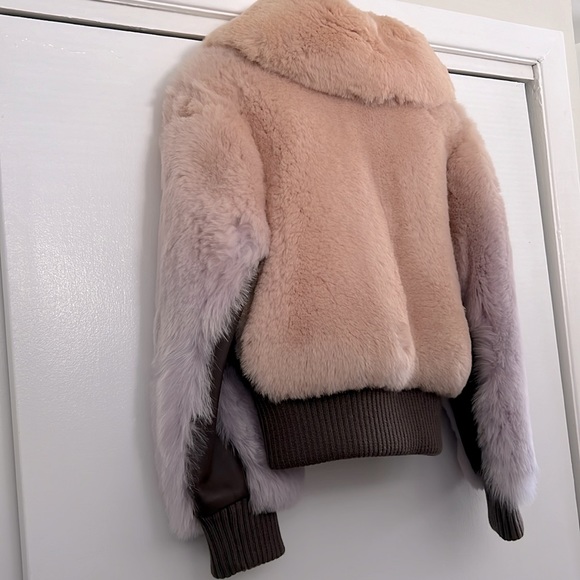 Marc Jacobs Fall 2014 Runway Mauve Degrade Ombre Fox Fur - Picture 16 of 16